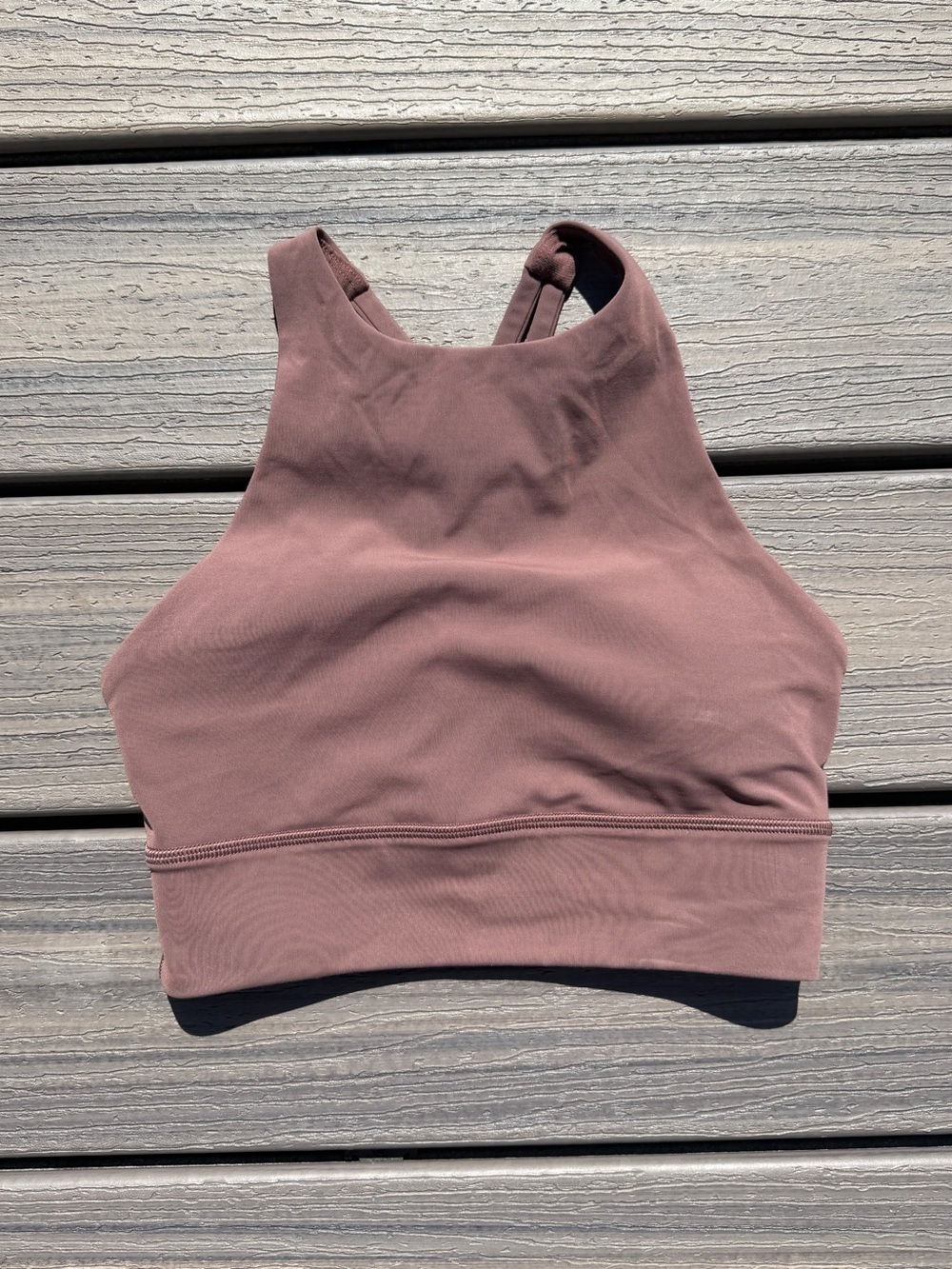 lululemon athletica High-Neck Crop Bralette - Mauve Rose